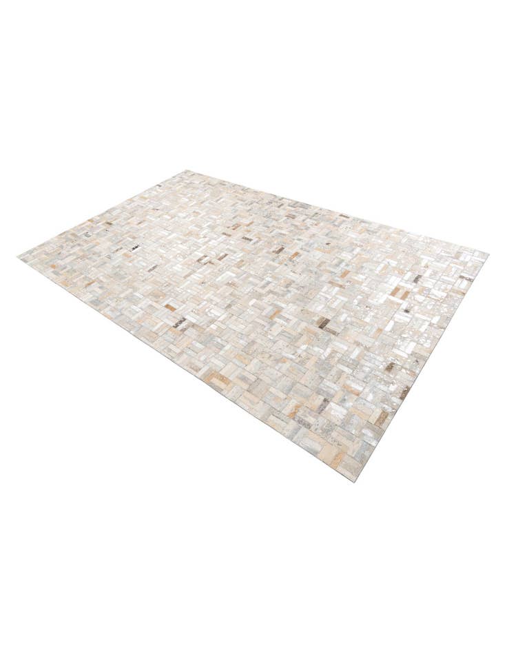 Detail image of  5' x 7' 10 Cowhide Leather Rug