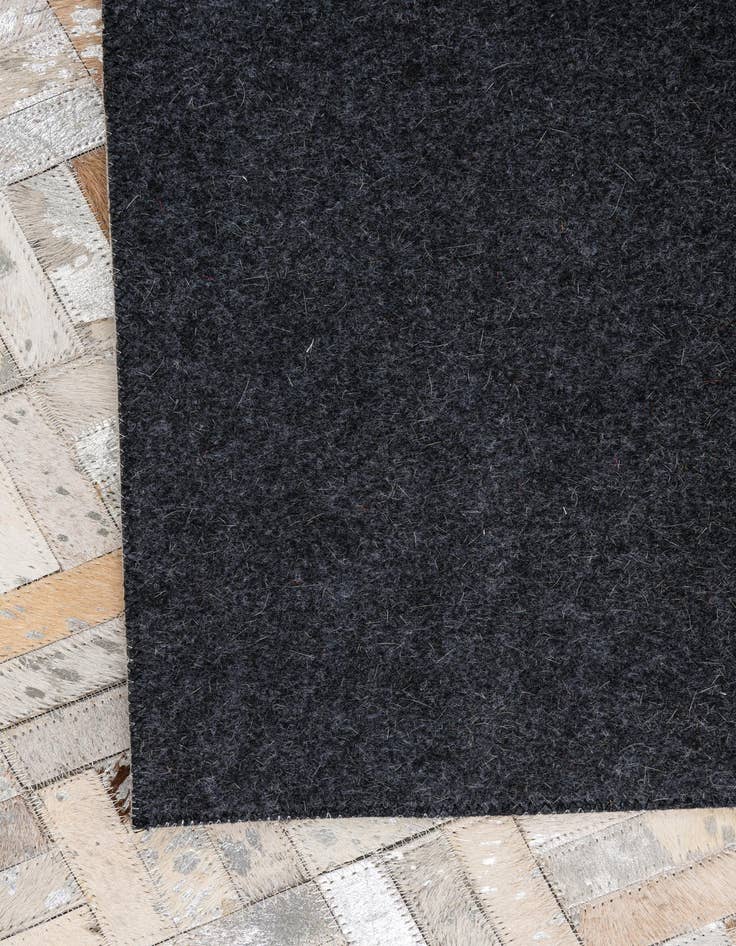 Detail image of  5' x 7' 10 Cowhide Leather Rug