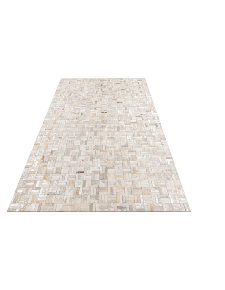 Detail image of  5' x 8' Cowhide Leather Rug