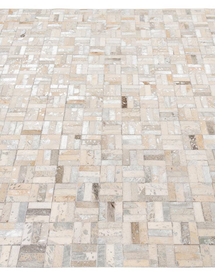 Detail image of  5' x 8' Cowhide Leather Rug