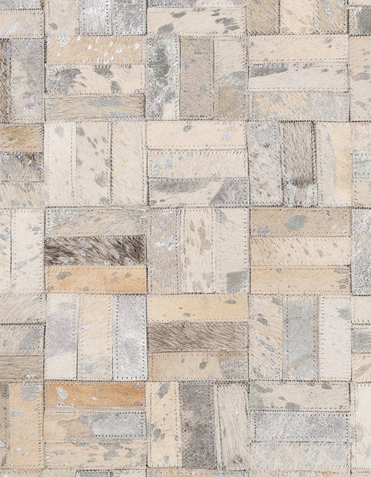 Detail image of  5' x 8' Cowhide Leather Rug