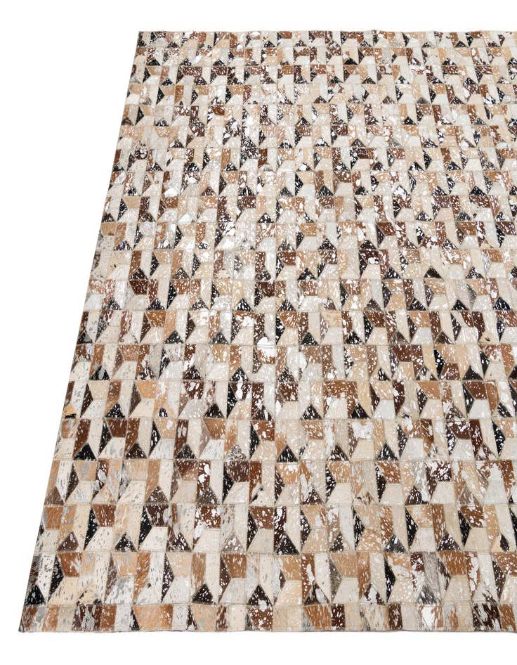 Detail image of  5' x 8' Cowhide Leather Rug