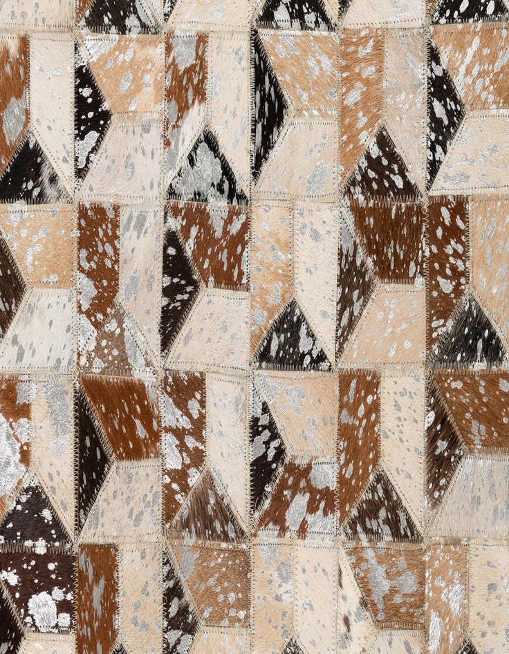 Detail image of  5' x 8' Cowhide Leather Rug