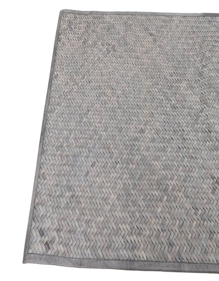 Detail image of  4' x 6' Cowhide Leather Rug