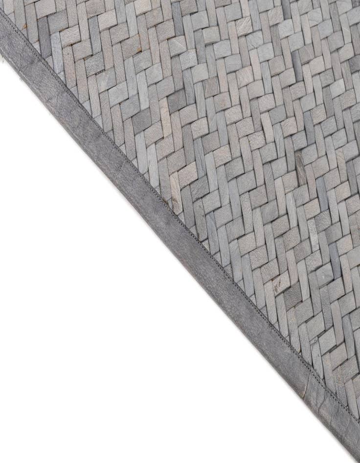 Detail image of  4' x 6' Cowhide Leather Rug