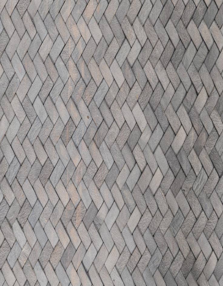 Detail image of  4' x 6' Cowhide Leather Rug