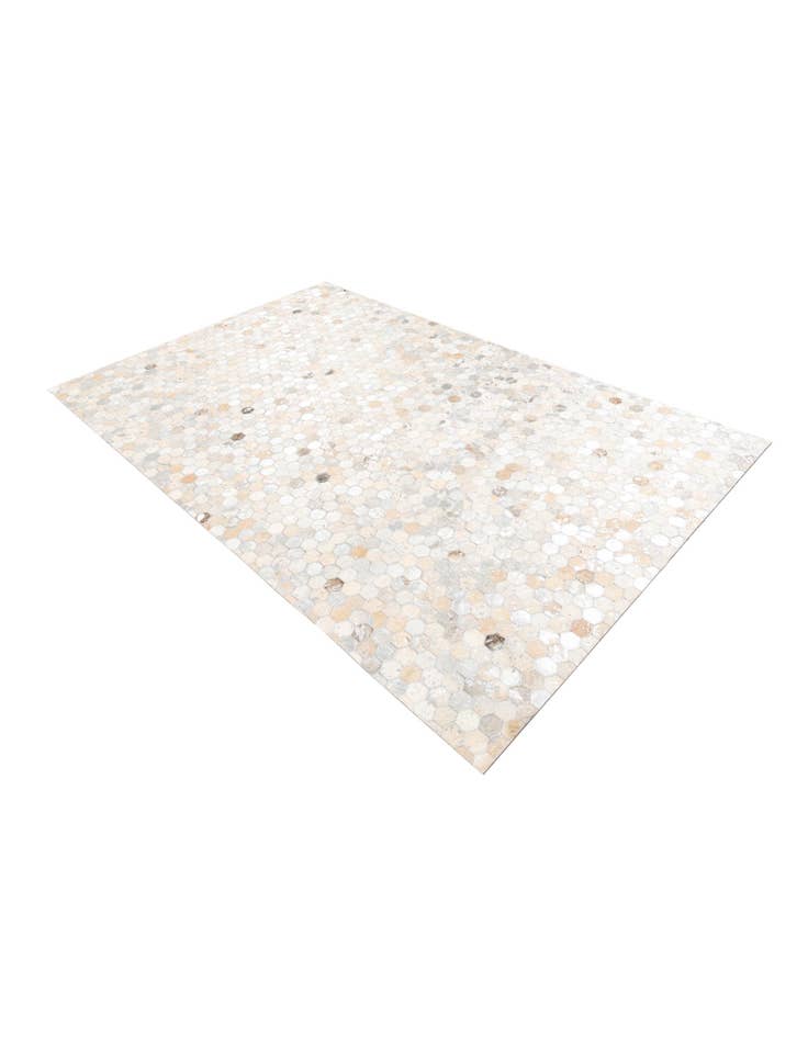 Detail image of  5' 2 x 8' Cowhide Leather Rug