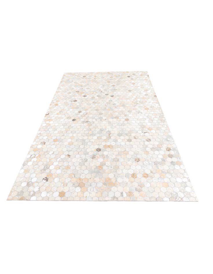 Detail image of  5' 2 x 8' Cowhide Leather Rug