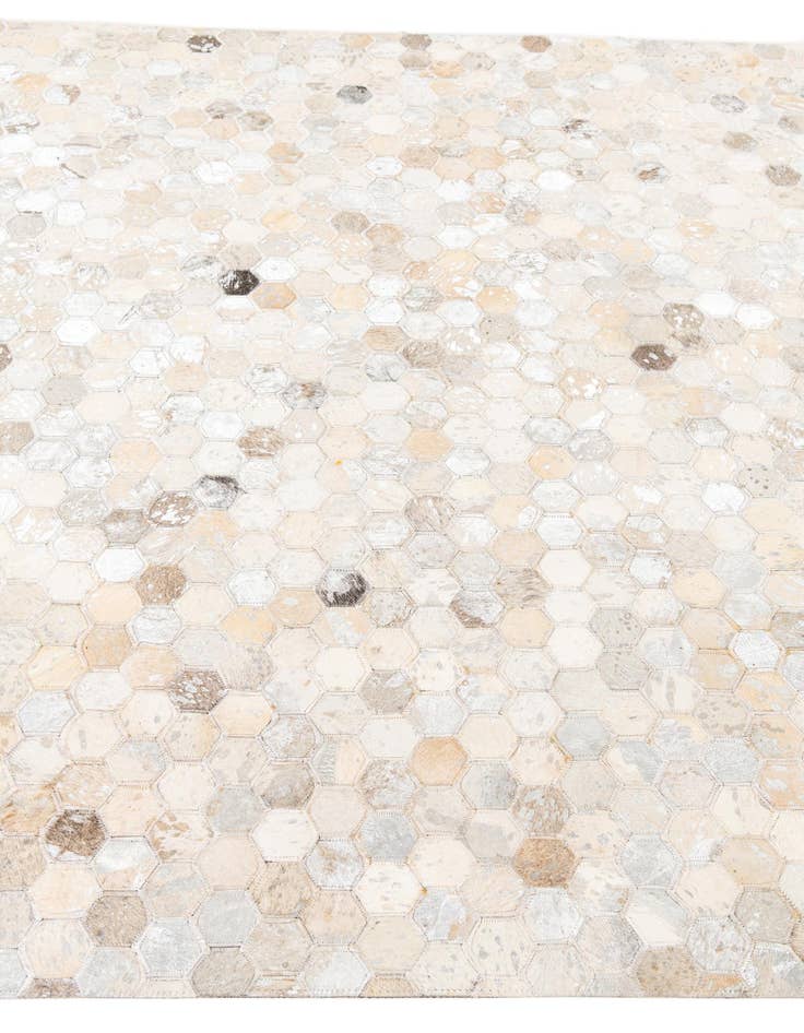 Detail image of  5' x 8' 1 Cowhide Leather Rug