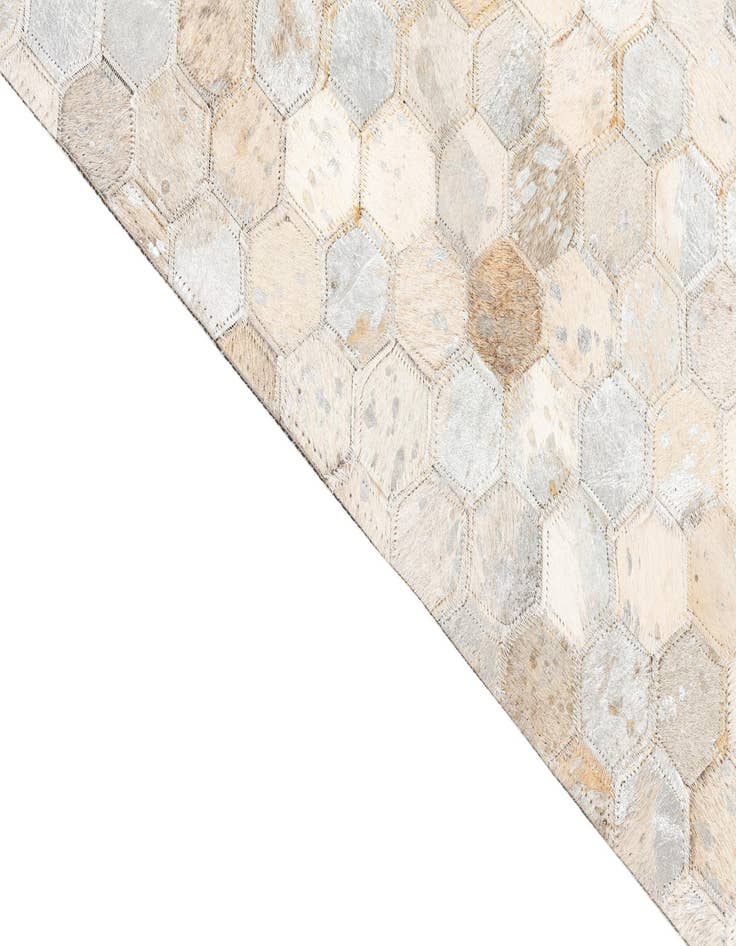 Detail image of  5' x 8' 1 Cowhide Leather Rug