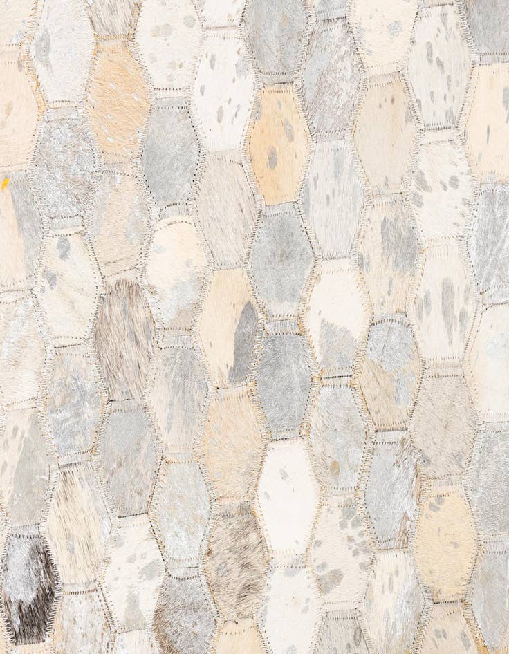 Detail image of  5' x 8' 1 Cowhide Leather Rug