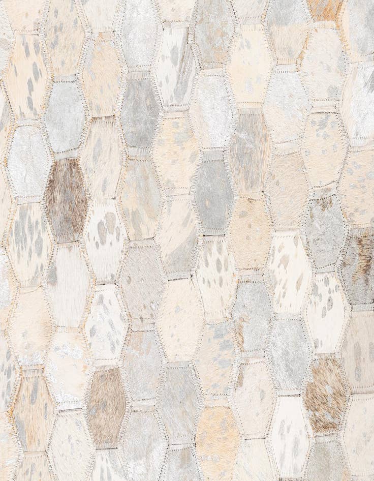 Detail image of  5' x 8' 1 Cowhide Leather Rug