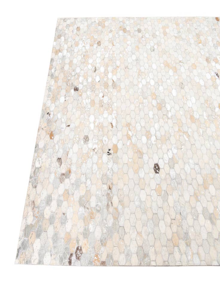 Detail image of  5' x 8' Cowhide Leather Rug