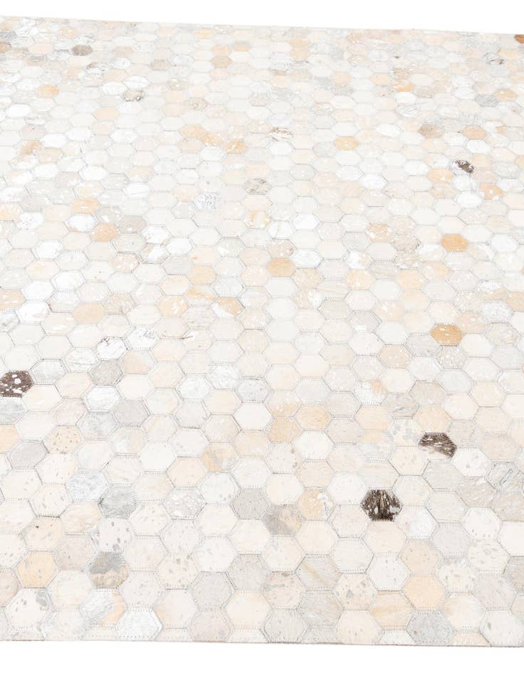 Detail image of  5' x 8' Cowhide Leather Rug