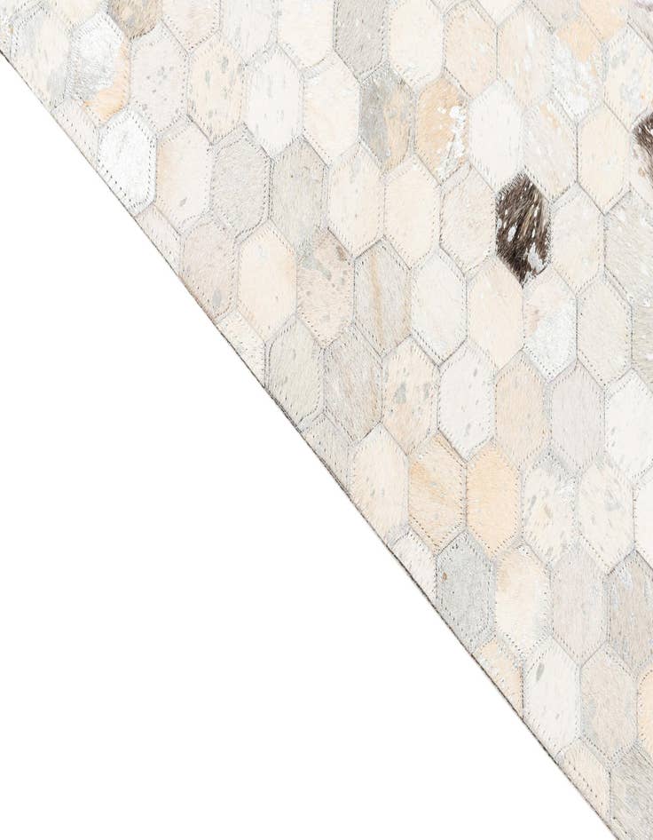 Detail image of  5' x 8' Cowhide Leather Rug