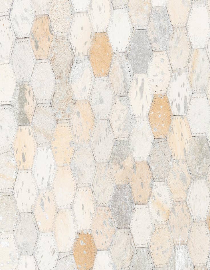 Detail image of  5' x 8' Cowhide Leather Rug