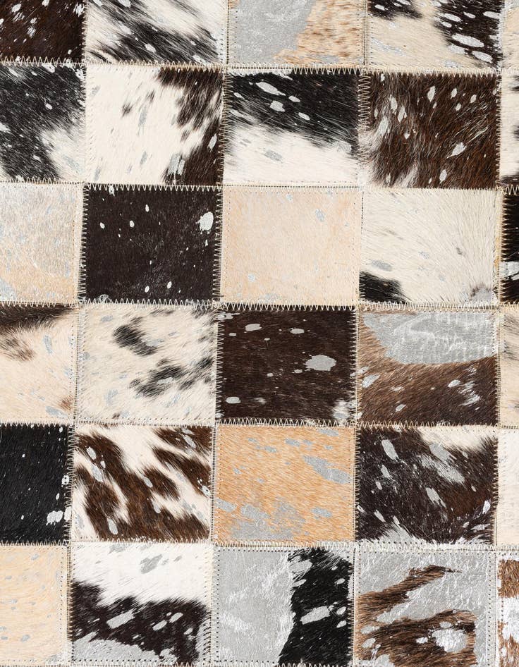 Detail image of  5' x 8' Cowhide Leather Rug