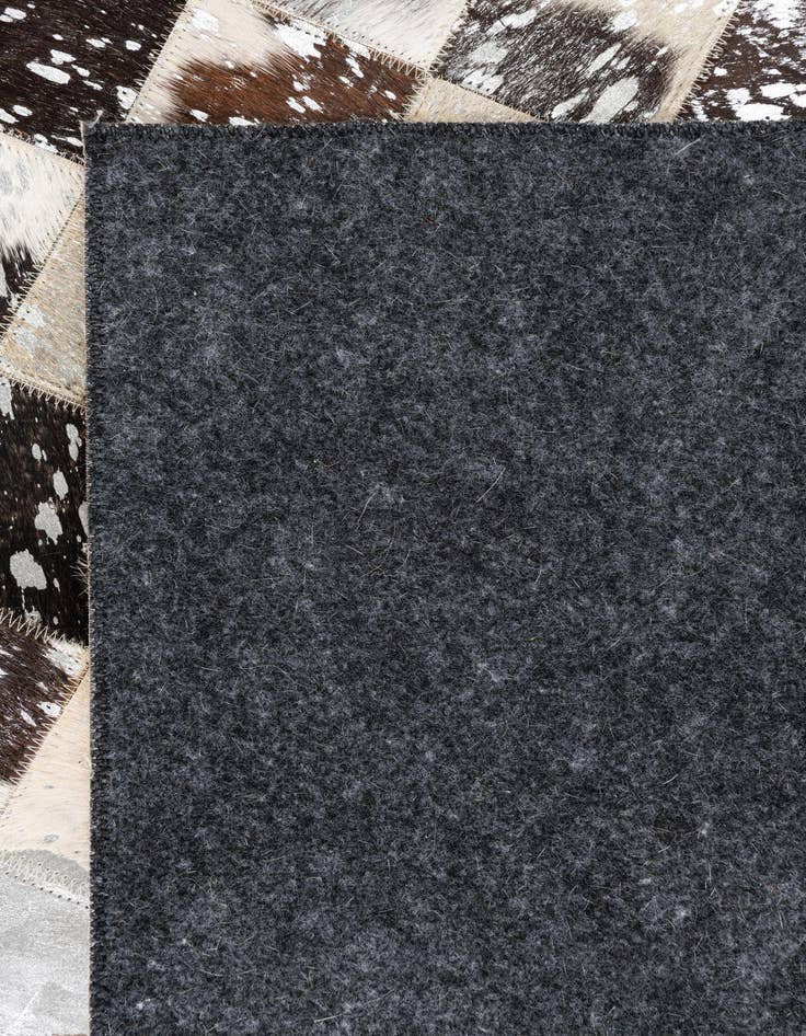 Detail image of  5' x 8' Cowhide Leather Rug