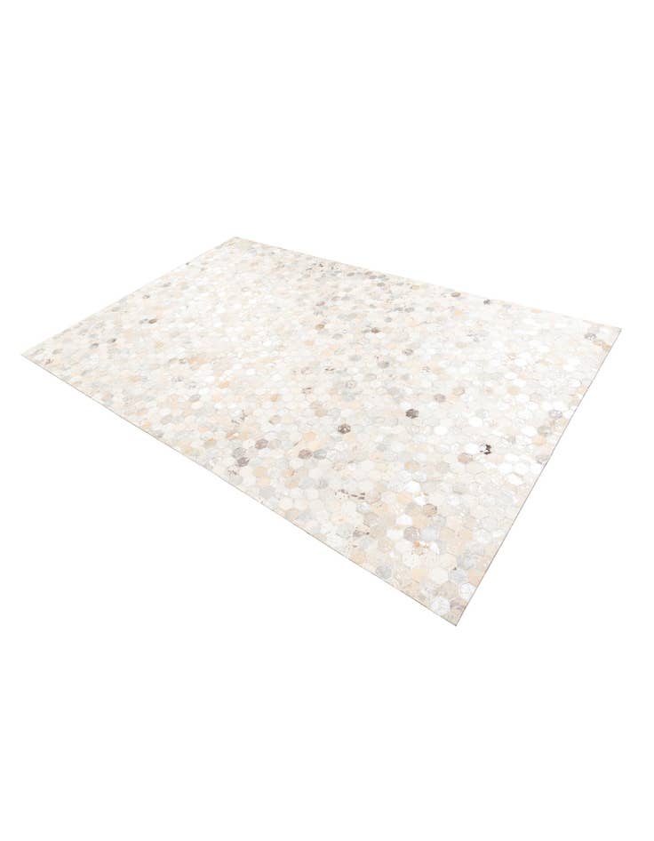 Detail image of  5' 1 x 8' Cowhide Leather Rug