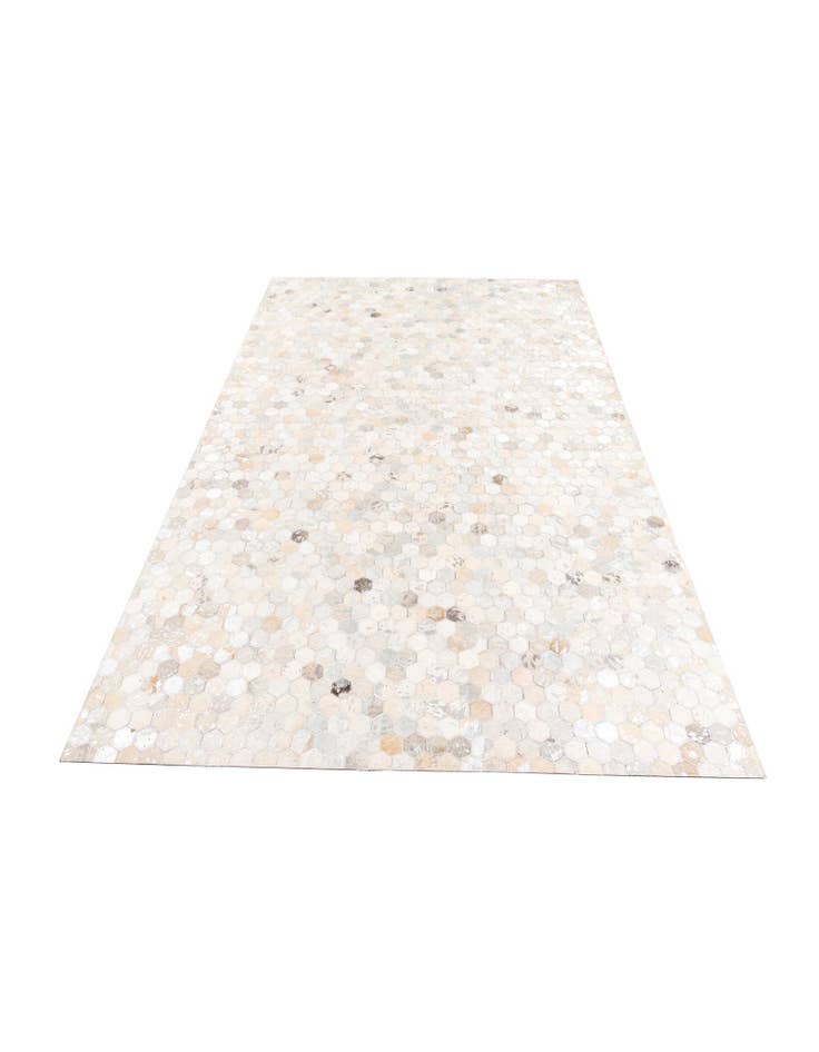 Detail image of  5' 1 x 8' Cowhide Leather Rug