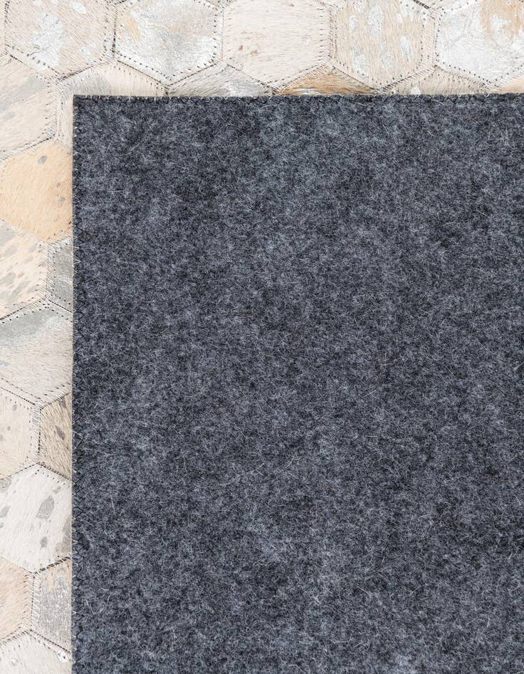 Detail image of  5' 1 x 8' Cowhide Leather Rug