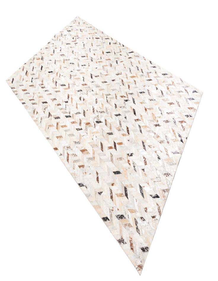Detail image of  5' x 8' 1 Cowhide Leather Rug