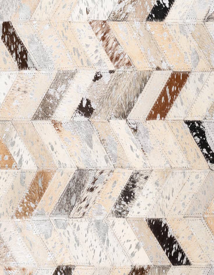 Detail image of  5' x 8' 1 Cowhide Leather Rug