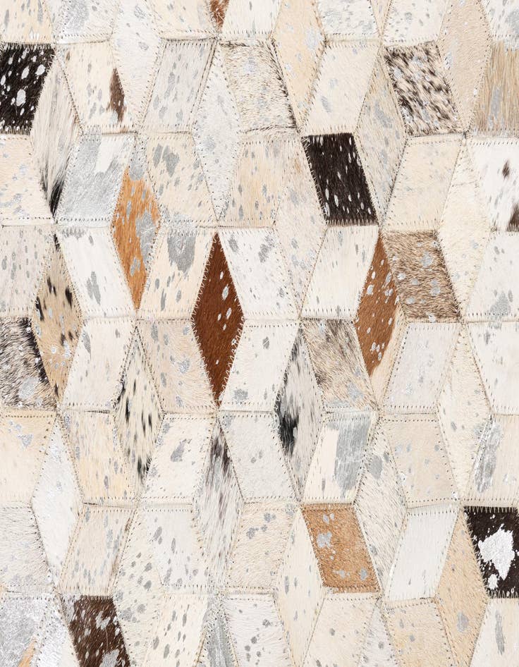 Detail image of  5' x 8' Cowhide Leather Rug