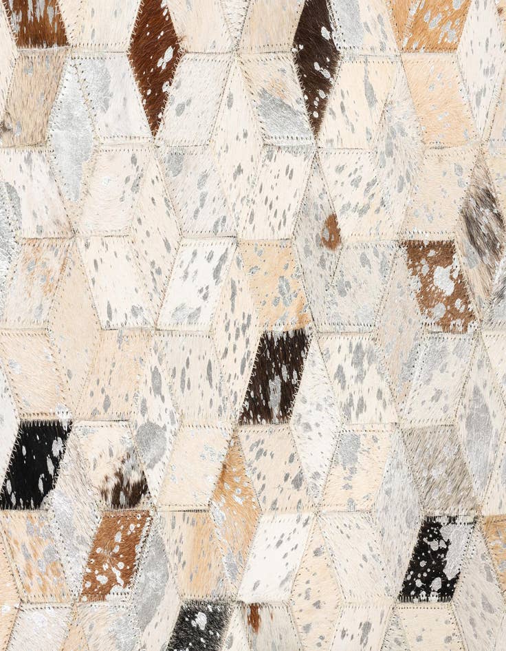 Detail image of  5' x 8' Cowhide Leather Rug