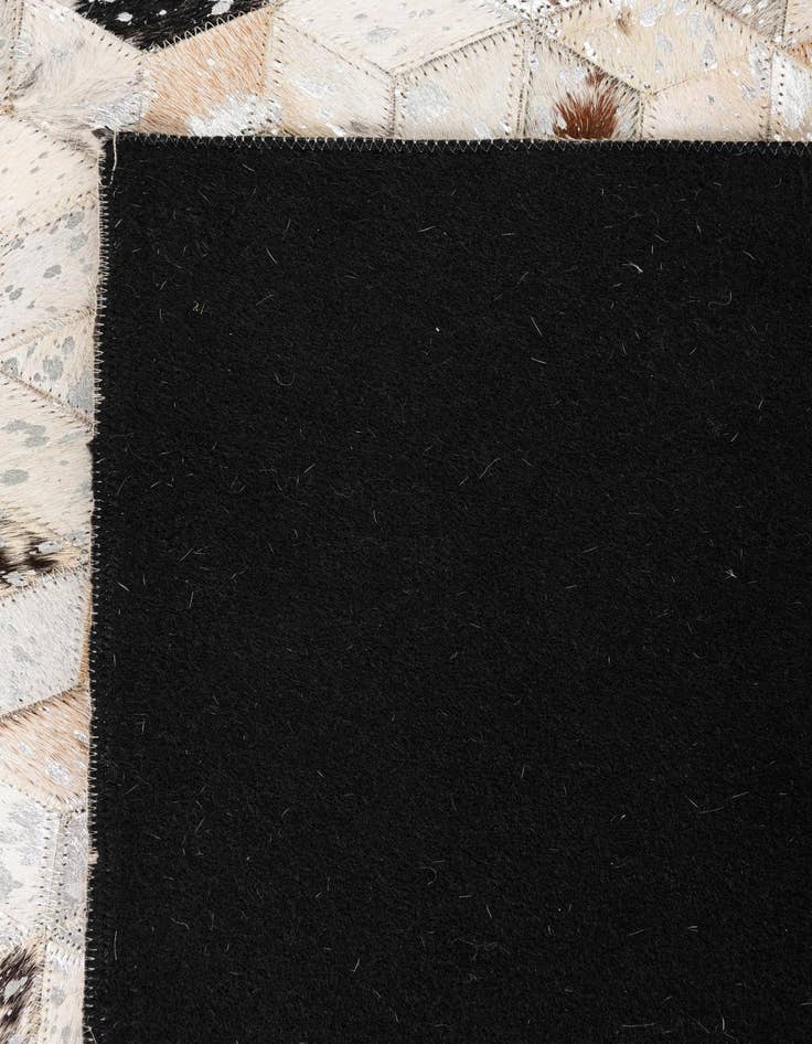 Detail image of  5' x 8' Cowhide Leather Rug