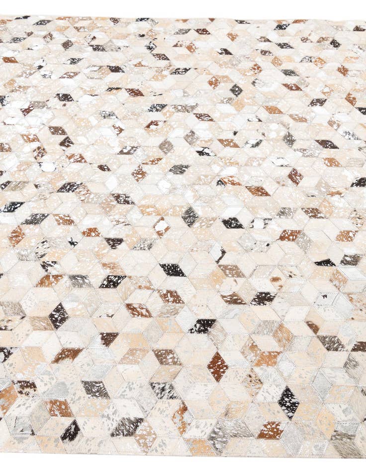 Detail image of  5' x 8' Cowhide Leather Rug