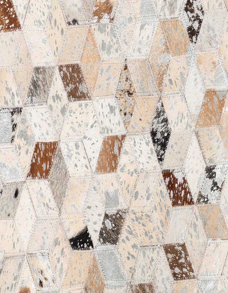 Detail image of  5' x 8' Cowhide Leather Rug