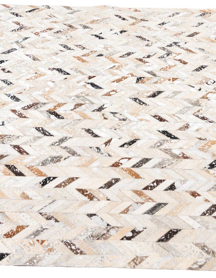Detail image of  5' x 8' Cowhide Leather Rug