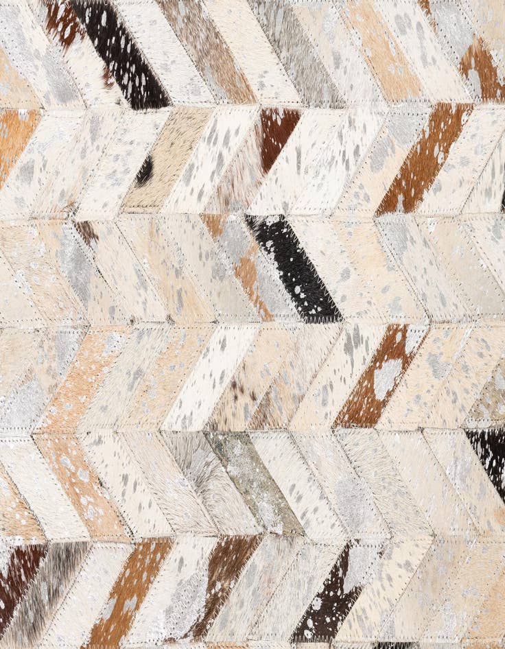 Detail image of  5' x 8' Cowhide Leather Rug