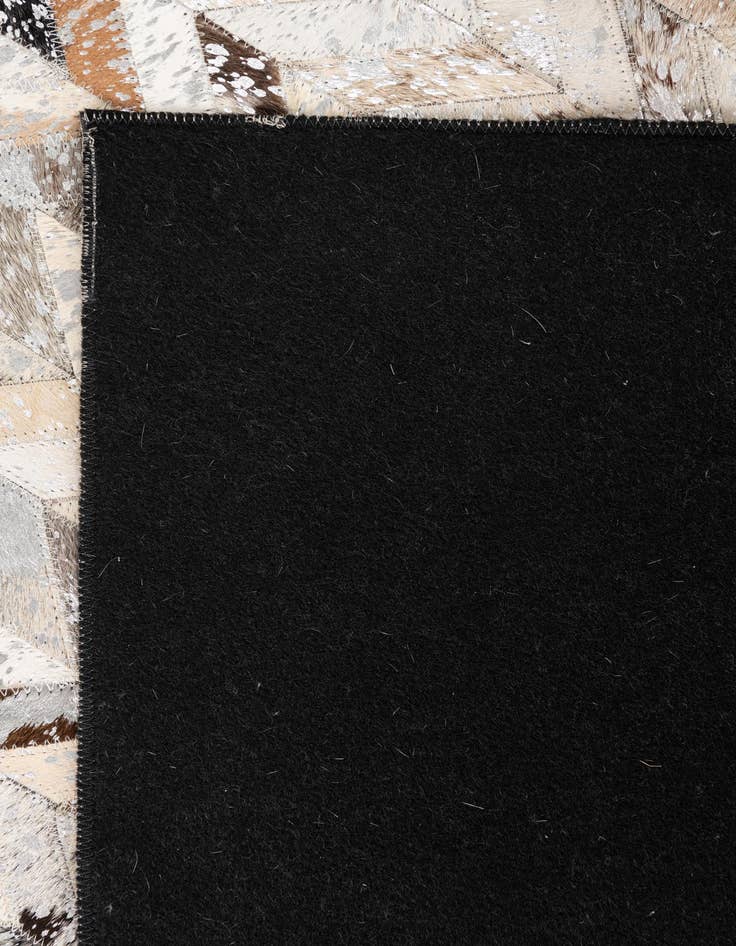 Detail image of  5' x 8' Cowhide Leather Rug