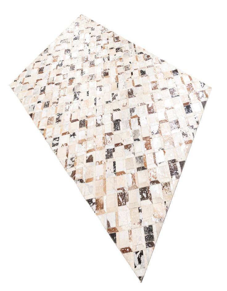 Detail image of  5' x 8' Cowhide Leather Rug