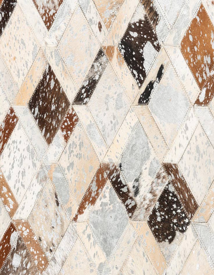 Detail image of  5' x 8' Cowhide Leather Rug