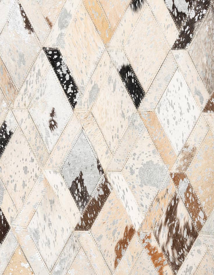 Detail image of  5' x 8' Cowhide Leather Rug