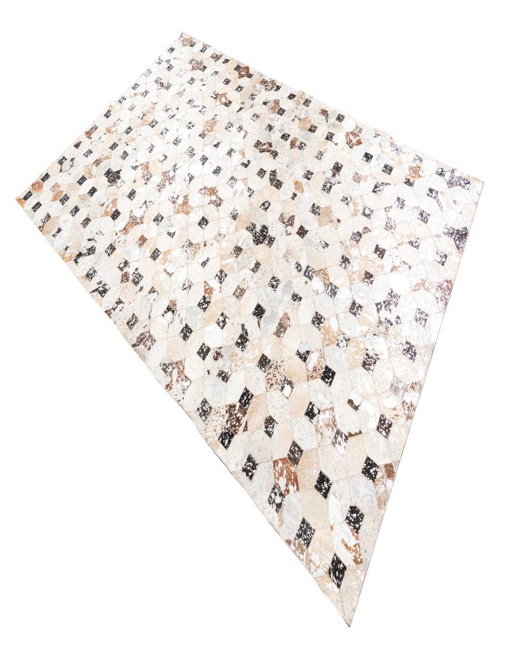 Detail image of  5' x 8' Cowhide Leather Rug