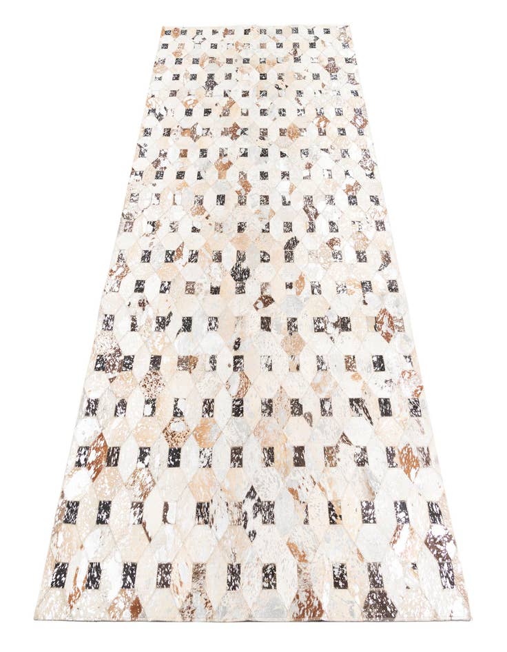 Detail image of  5' x 8' Cowhide Leather Rug