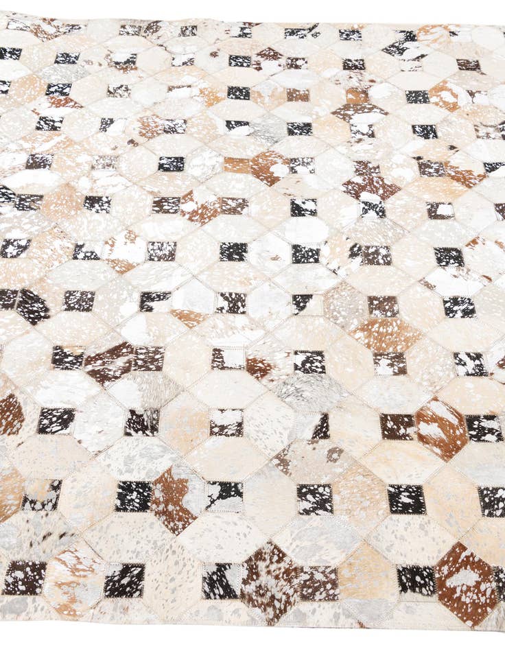 Detail image of  5' x 8' Cowhide Leather Rug