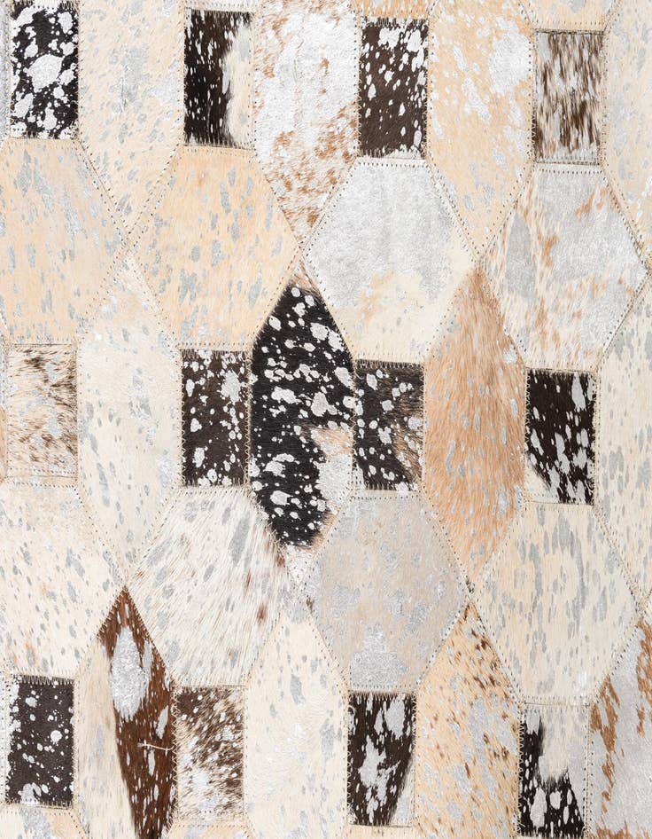 Detail image of  5' x 8' Cowhide Leather Rug