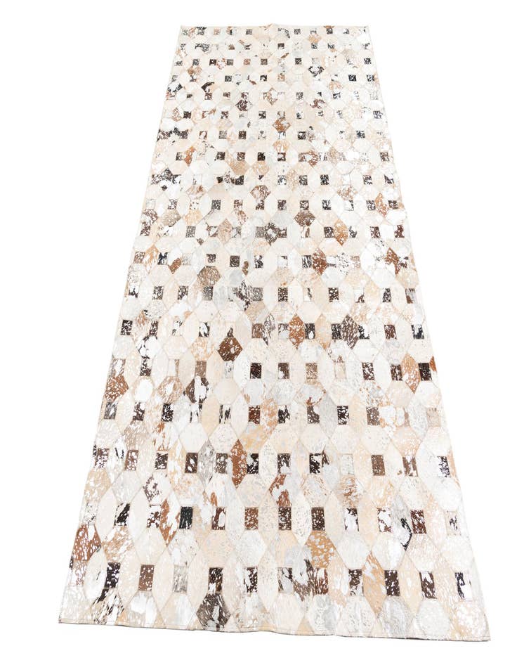 Detail image of  5' x 8' Cowhide Leather Rug