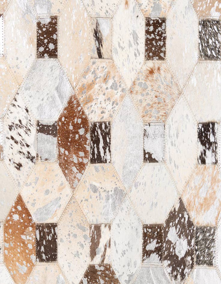 Detail image of  5' x 8' Cowhide Leather Rug