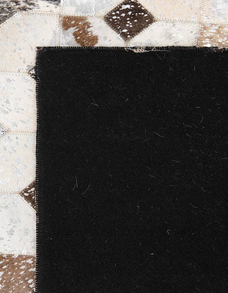 Detail image of  5' x 8' Cowhide Leather Rug