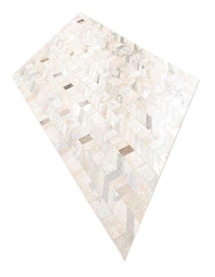 Detail image of  5' x 8' Cowhide Leather Rug