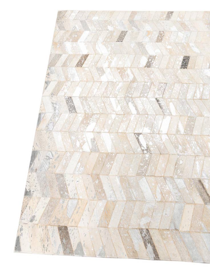 Detail image of  5' x 8' Cowhide Leather Rug