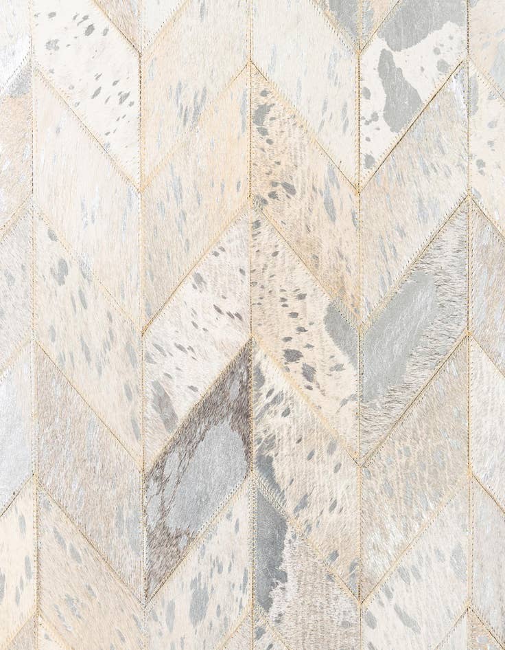 Detail image of  5' x 8' Cowhide Leather Rug