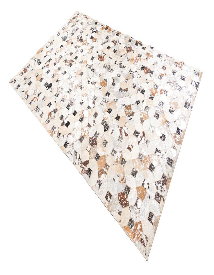 Detail image of  5' x 8' Cowhide Leather Rug