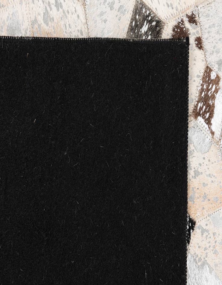 Detail image of  5' x 8' Cowhide Leather Rug